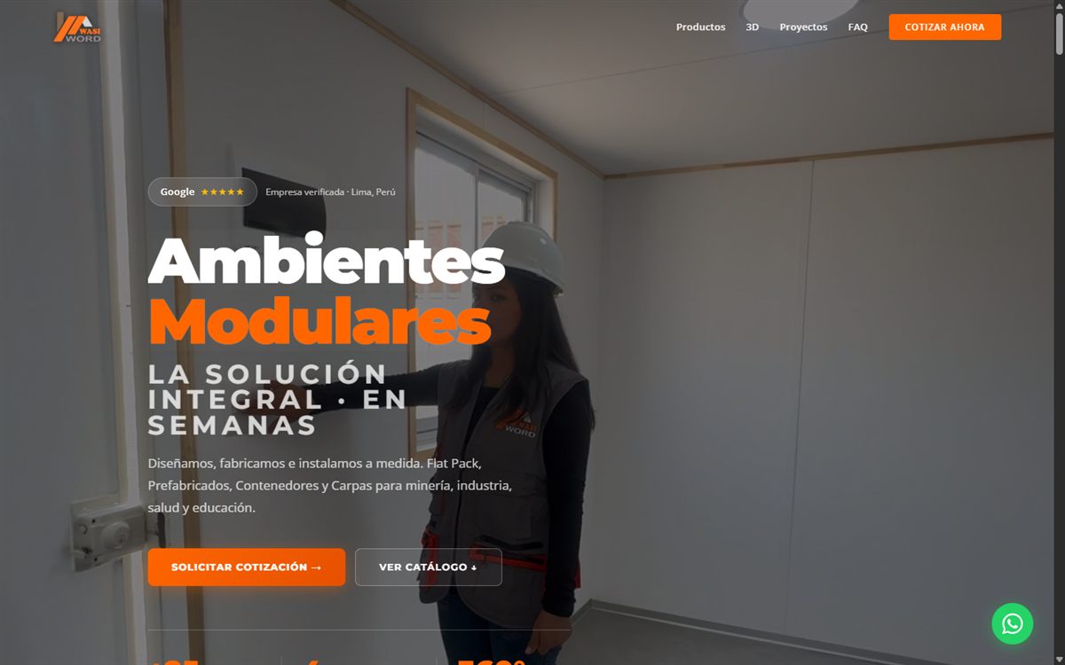 Wasi Word — web de construcción modular